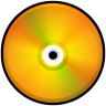 CD Colored Orange Icon 96x96 png
